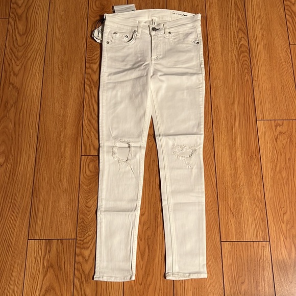 NWT Rag & Bone Mid Rise Distressed Jeans - Picture 4 of 8